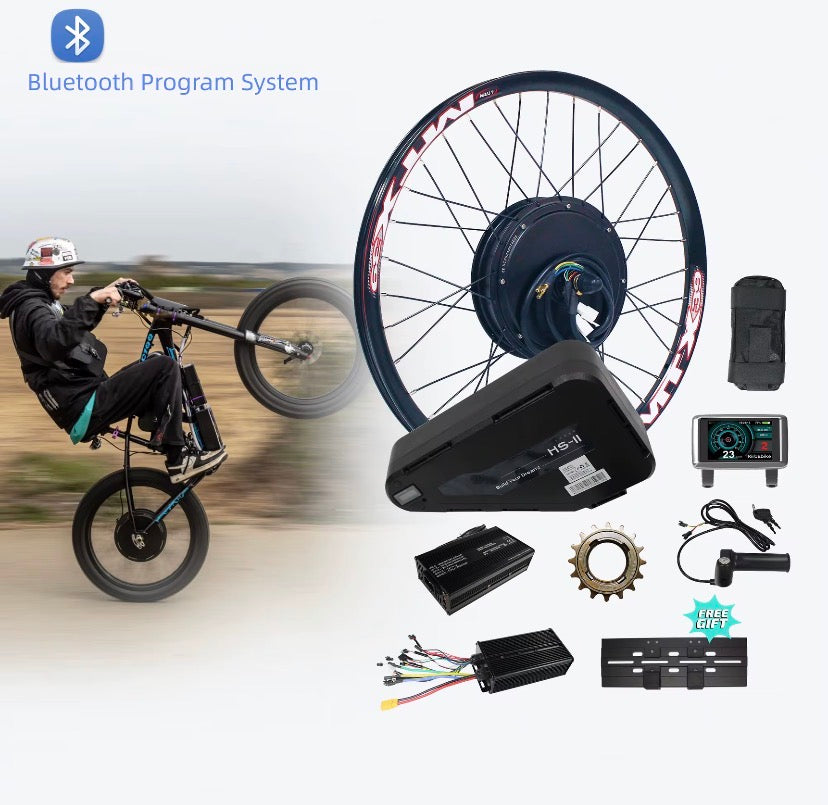 1500W 2000W 3000W trianglebattery Ebike Conversion Kit