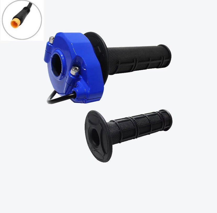 Full twist throttle with grips