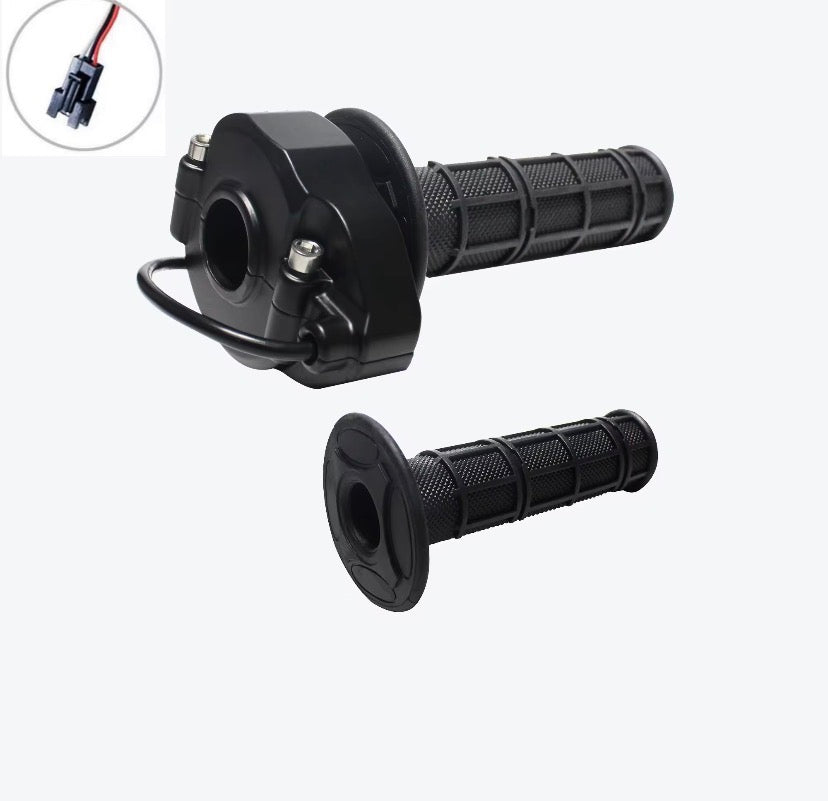 Full twist throttle with grips