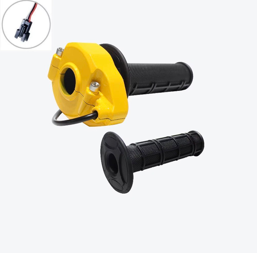 Full twist throttle with grips