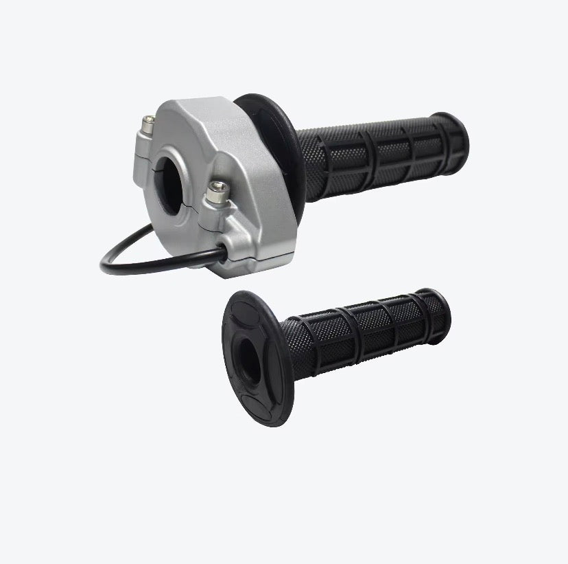 Full twist throttle with grips