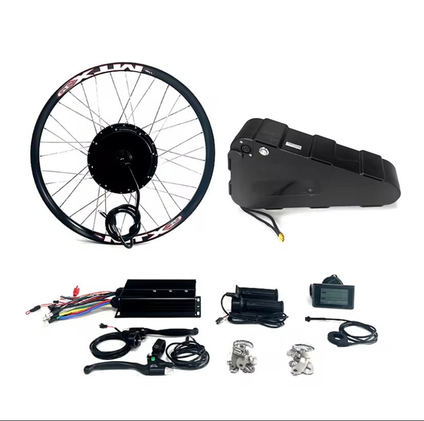 1500W 2000W 3000W trianglebattery Ebike Conversion Kit
